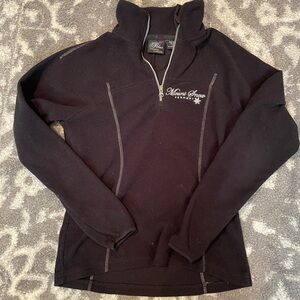 Mount Snow Vermont black fleece size small